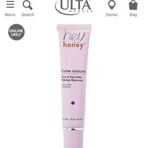 Hey honey come undone make up remover